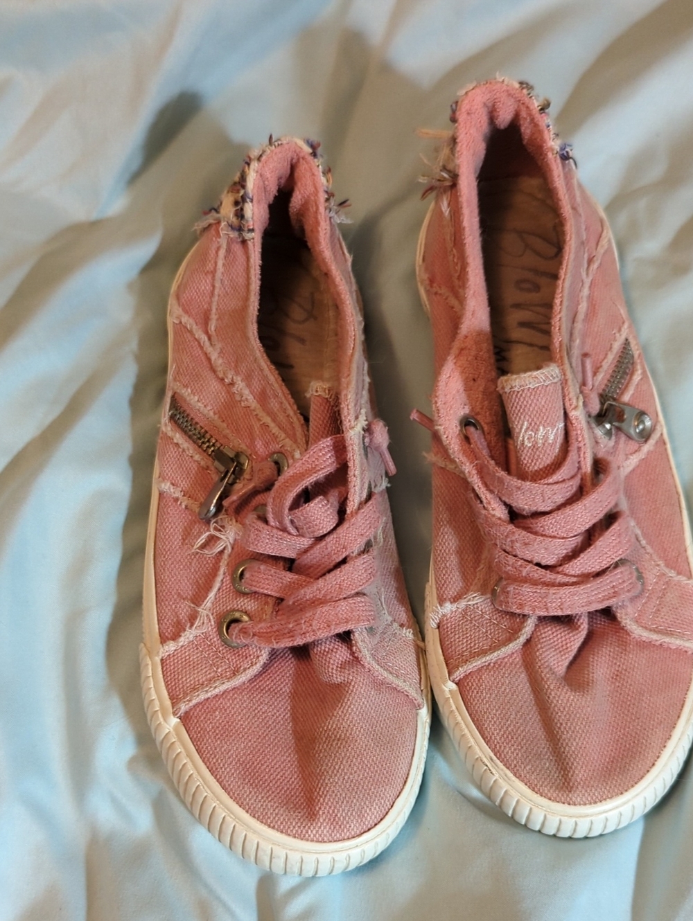 Blowfish Pink Canvas Shoes
